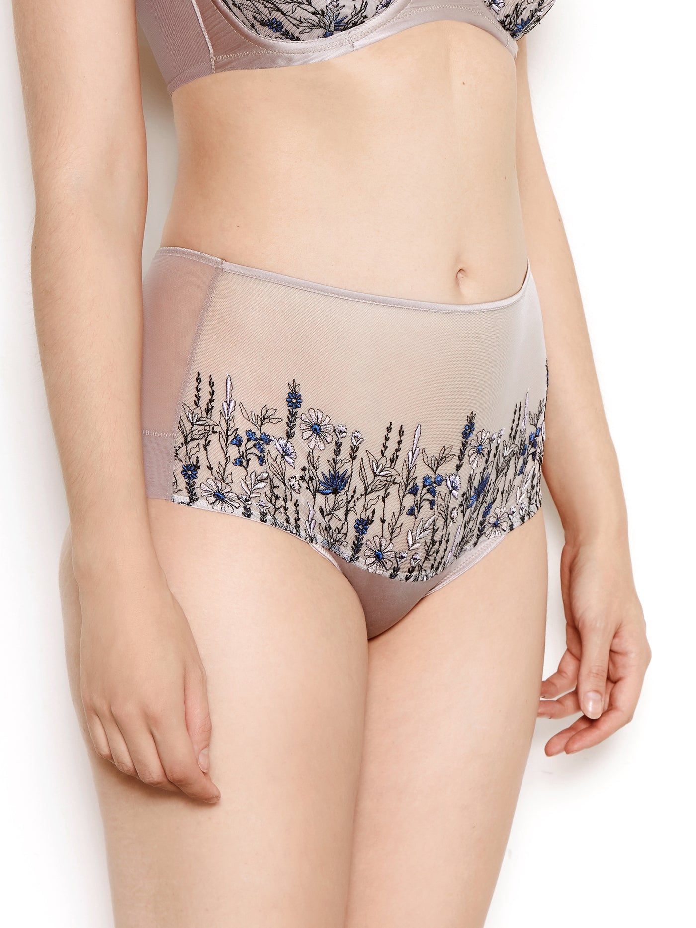 Zaria Lilac Ash High Waisted Knickers